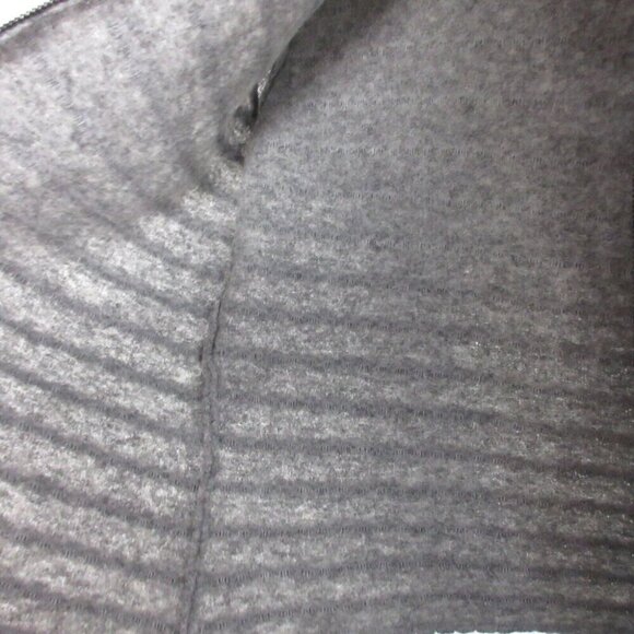 Sarah Pacini Women Gray Knit Turtle Neck Sweater Zipper Accent Wool Blend OS 350 - Picture 9 of 15